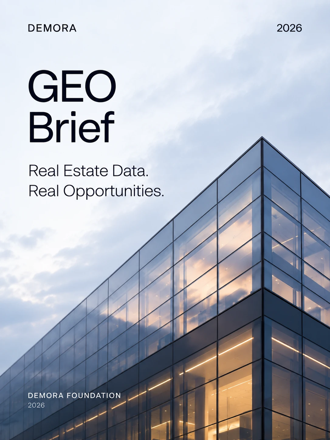 GEO Project Finance Brief — 2026 cover